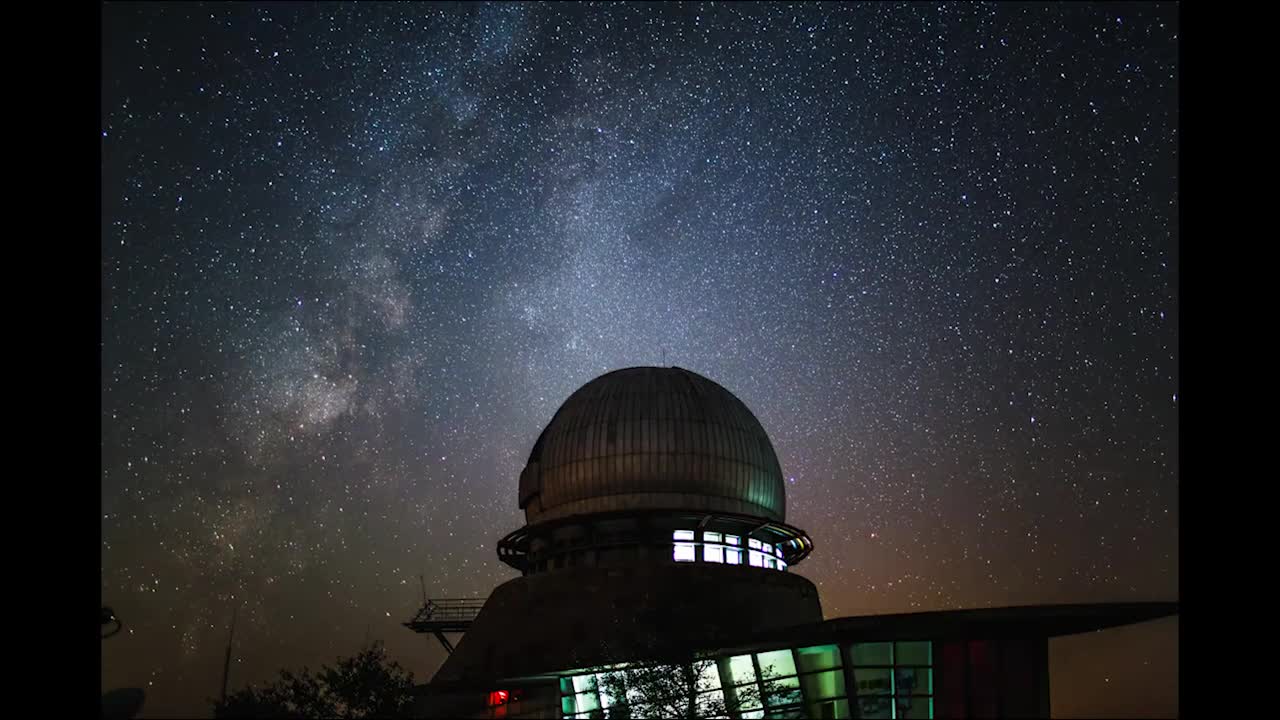 紫金山天文台盱眙天文观测站银河延时摄影